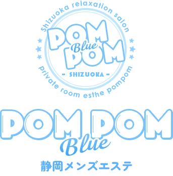 ポムポムblueのロゴ