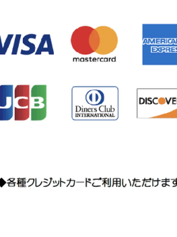 クレジットカード・PayPay使えます