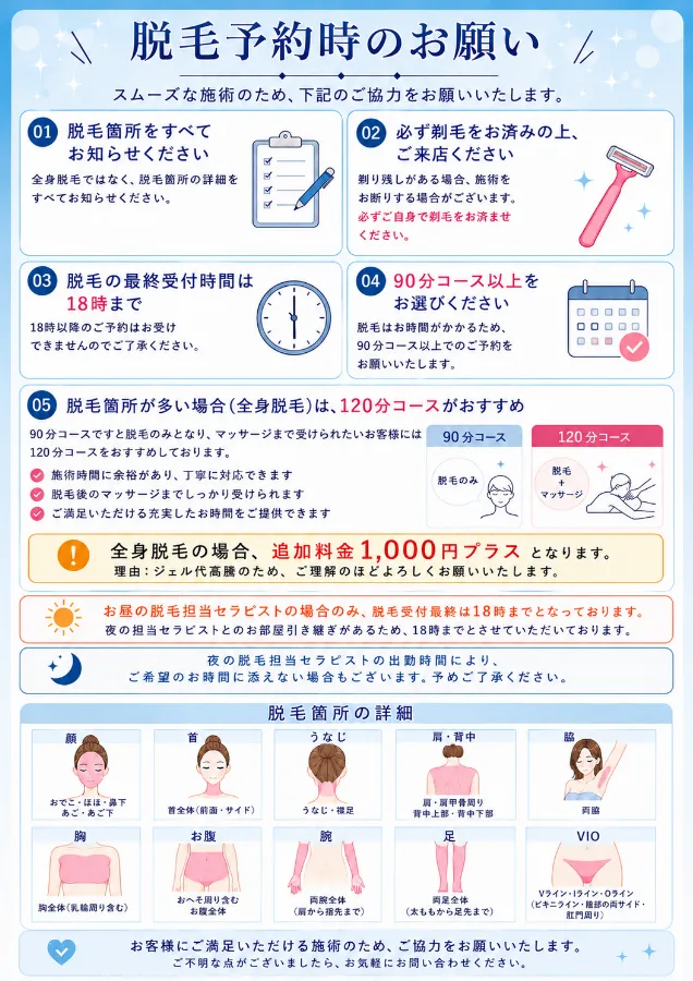光脱毛無料