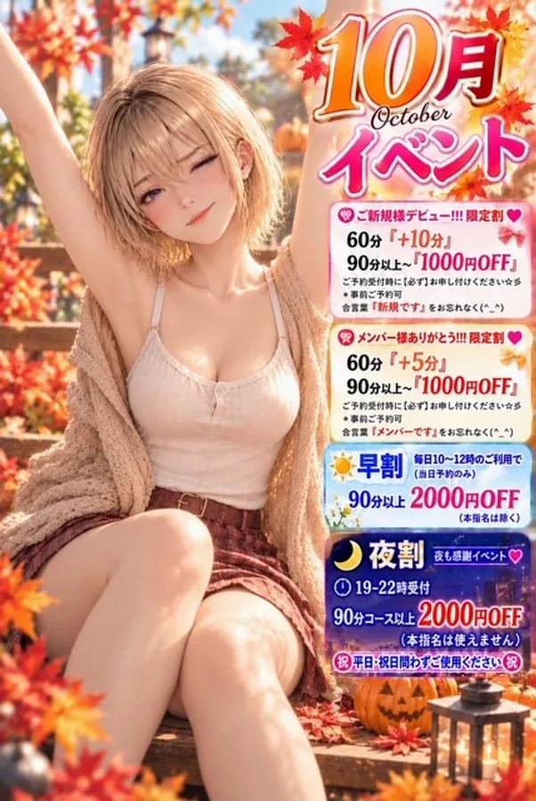 秋10月のイベント☆